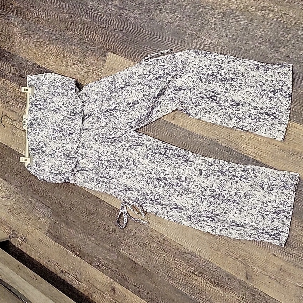 Jumper with foldover strapless top detail, side slits with knotted detail